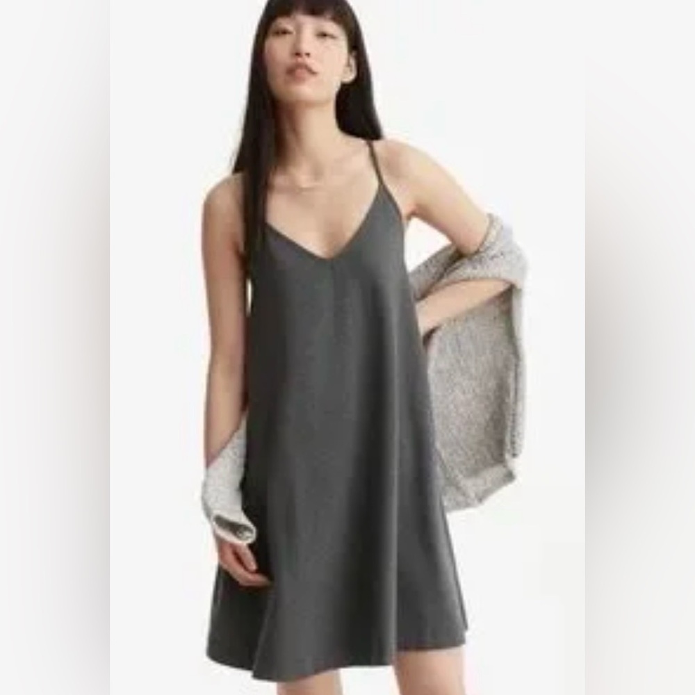 Lou & Grey Knit Olive Green Dress